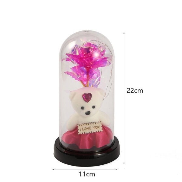 Luminous Love Bear with LED Roses